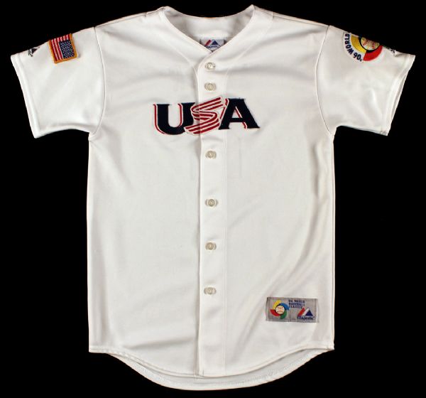 DEREK JETER SIGNED 2006 WBC TEAM USA JERSEY JSA