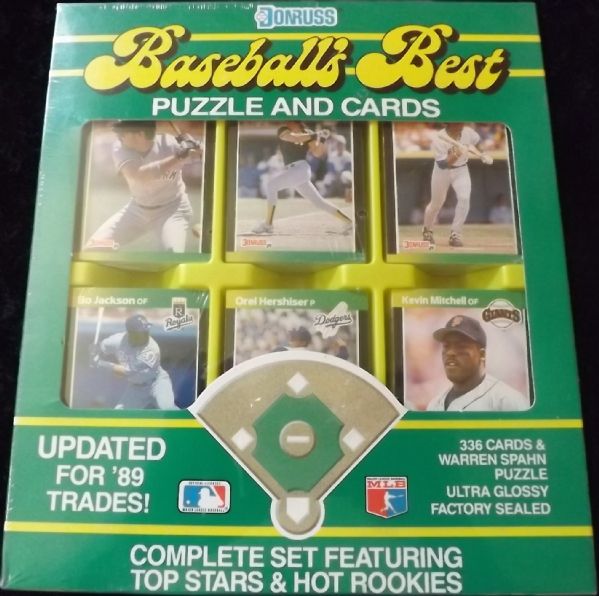 1989 DONRUSS BEST UPDATED COMPLETE FACTORY SEALED SET