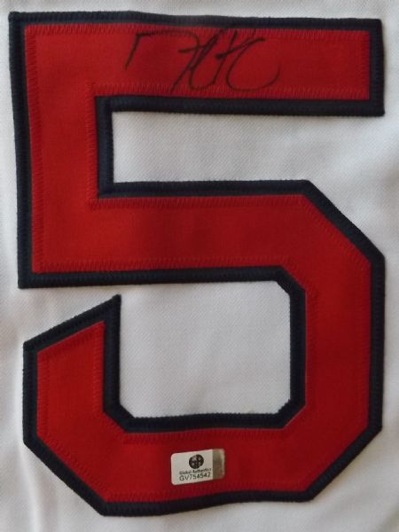 DUSTIN PEDROIA SIGNED BOSTON RED SOX JERSEY