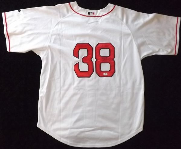 CURT SCHILLING SIGNED BOSTON RED SOX JERSEY