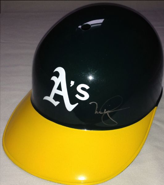 MARK MCGWIRE SIGNED FULL SIZE OAKLAND A'S HELMET