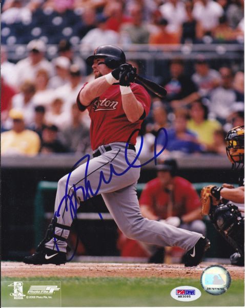 JEFF BAGWELL SIGNED 8X10 PHOTO PSA/DNA