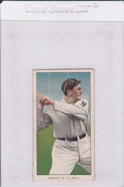 1909-11 T206 SWEET CAPORAL ADMIRAL SCHLEI BATTING