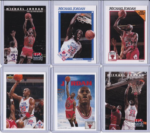 1990-1993 MICHAEL JORDAN 23 CARD LOT NM-MINT