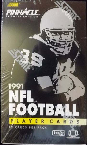 1991 PINNACLE NFL FACTORY SEALED BOX, 36 PACKS