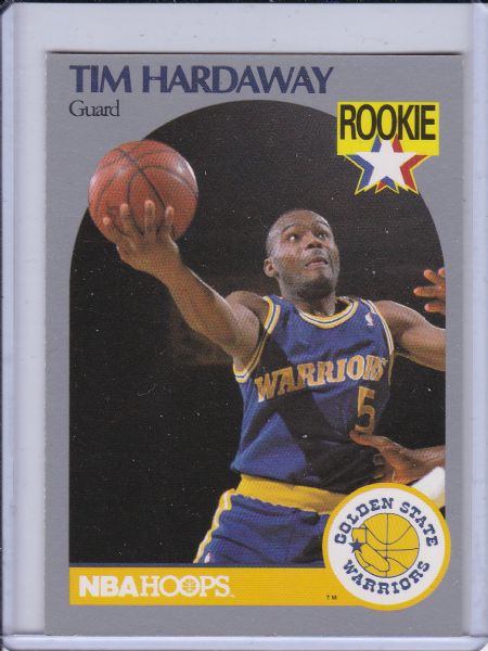 1990 HOOPS #113 TIM HARDAWAY ROOKIE