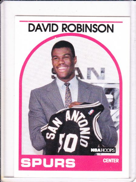 1989 HOOPS #138 DAVID ROBINSON ROOKIE