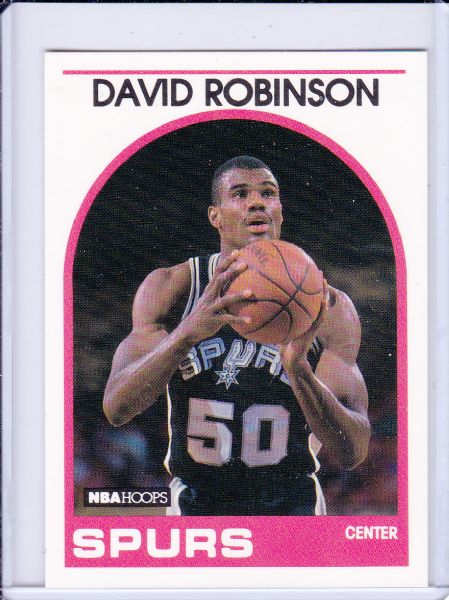 1989 HOOPS #310 DAVID ROBINSON ROOKIE