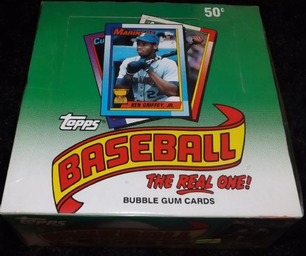 1990 TOPPS FACTORY SEALED BOXES LOT OF 2
