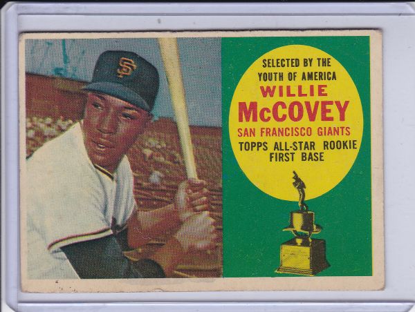 1960 TOPPS #316 WILLIE McCOVEY ROOKIE