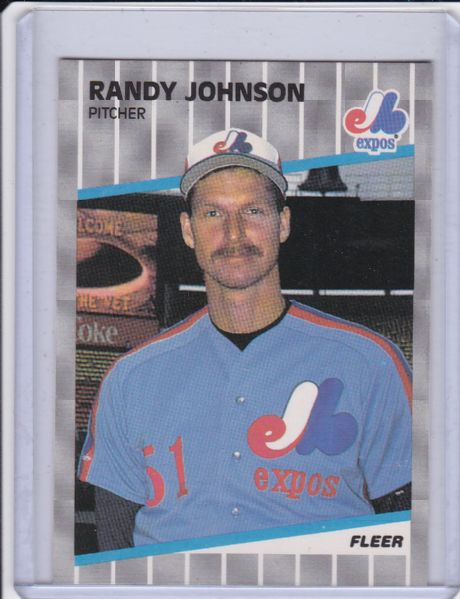 1989 FLEER #381 RANDY JOHNSON ROOKIE