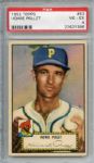 1952 TOPPS #63 HOWIE POLLET RED BACK PSA 4
