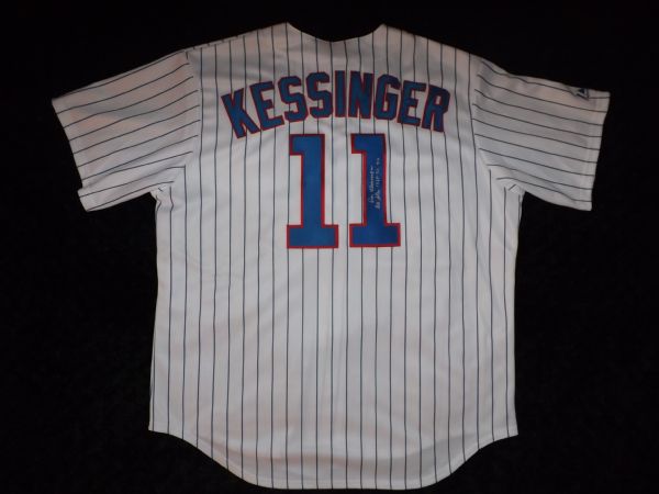 DON KESSINGER SIGNED & INSCRIBED CHIGACO CUBS JERSEY