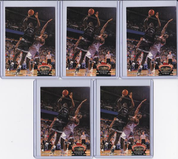 1992-1993 SHAQUILLE O'NEAL 13 CARD ROOKIE LOT