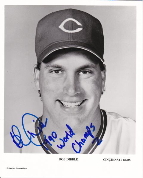 ROB DIBBLE SIGNED & INSCRIBED 8X10 PHOTO