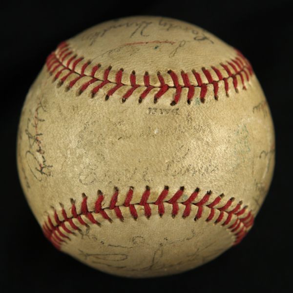 1967-69 CHICAGO CUBS TEAM STAMPED BASEBALL