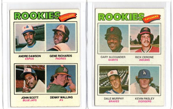1977 TOPPS COMPLETE SET - ANDRE DAWSON, DALE MURPHY RC'S