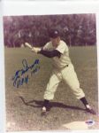 GIL McDOUGALD SIGNED & INSCRIBED 8X10 PHOTO PSA/DNA