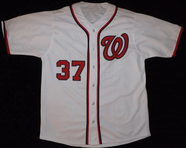 STEPHEN STRASBURG SIGNED WASHINGTON NATIONALS JERSEY