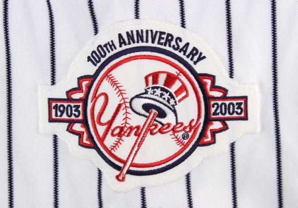 ROGER CLEMENS SIGNED YANKEES 100TH ANNIVERSARY JERSEY STEINER