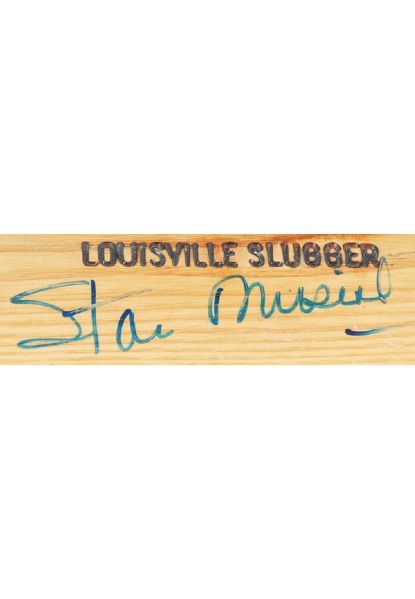 STAN MUSIAL SIGNED H&B LOUISVILLE SLUGGER BASEBALL BAT JSA