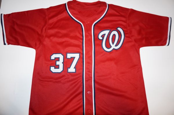 STEPHEN STRASBURG SIGNED NATIONALS JERSEY