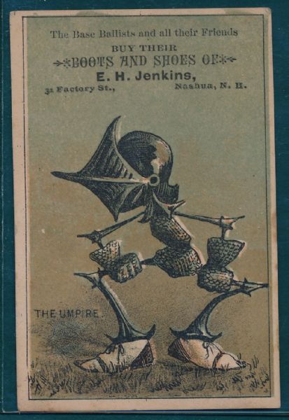 1890'S H804-14 E.H. JENKINS THE UMPIRE