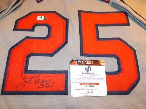 JIM THOME SIGNED CLEVELAND INDIANS JERSEY