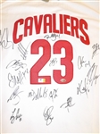2016 CLEVELAND CAVALIERS WORD CHAMPIONSHIP TEAM SIGNED ADIDAS JERSEY