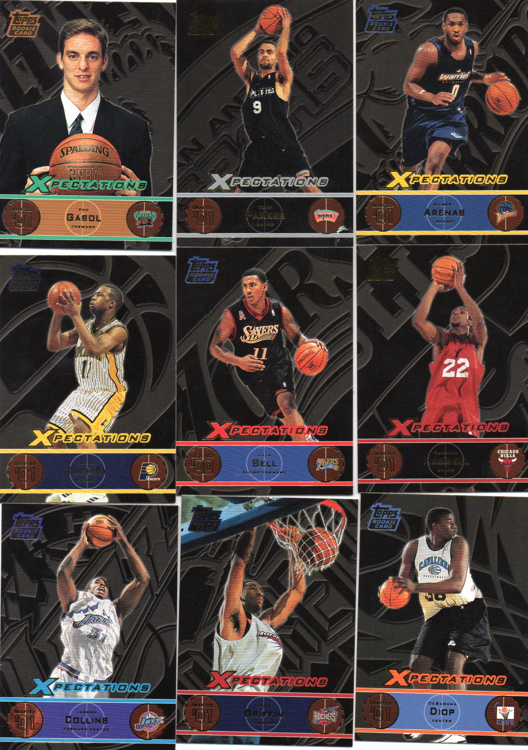Lot Detail 2001/02 TOPPS XPECTATIONS BASKETBALL ROOKIE CARDS,MANY
