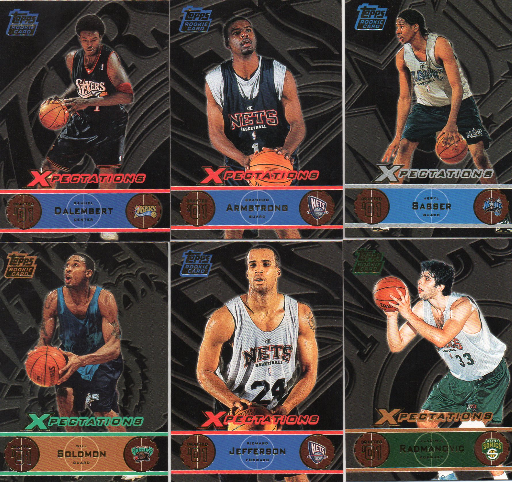Lot Detail 2001/02 TOPPS XPECTATIONS BASKETBALL ROOKIE CARDS,MANY