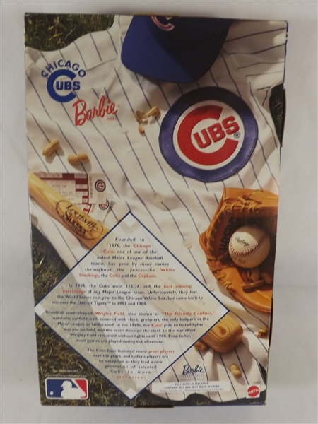 1999 BARBIE CHICAGO CUBS NIB
