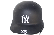 NEW YORK YANKEES GAME USED BATTING HELMET #38 SHANE ROBINSON MLB HOLO STEINER