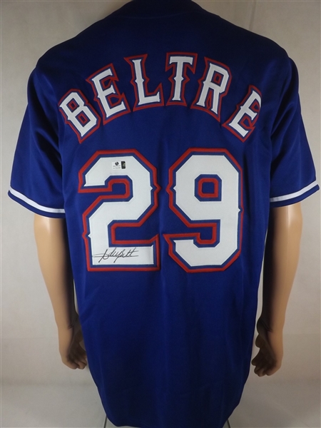 ADRIAN BELTRE SIGNED TEXAS RANGERS JERSEY COA