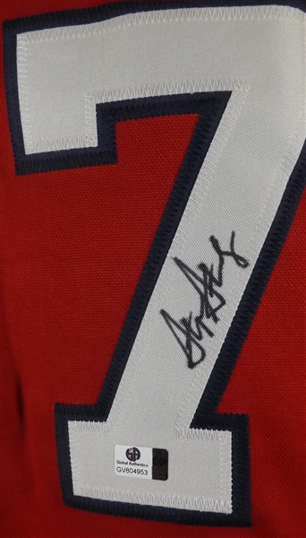 * STEPHEN STRASBURG SIGNED WASHINGTON NATIONALS JERSEY COA