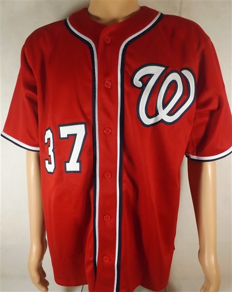* STEPHEN STRASBURG SIGNED WASHINGTON NATIONALS JERSEY COA