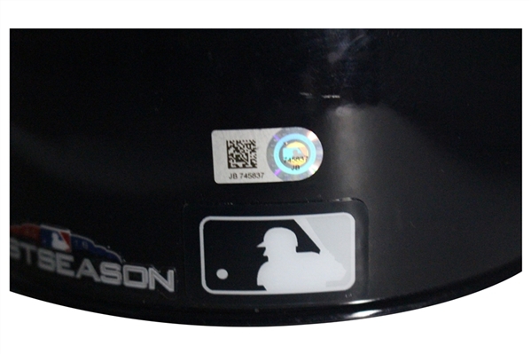 NEW YORK YANKEES POSTSEASON BATTING HELMET #50 REGGIE WILLITS MLB HOLO STEINER