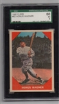 ---1960 FLEER #62 "HONUS WAGNER"SGC 5 EX