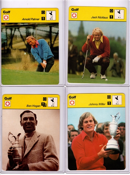 -1977-79 SPORTSCASTER GOLF LOT OF (7) PALMER NICKLAUS HOGAN & MORE