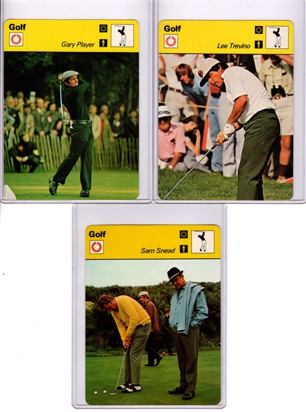 -1977-79 SPORTSCASTER GOLF LOT OF (7) PALMER NICKLAUS HOGAN & MORE