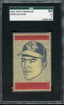 1965 TOPPS TRANSFERS JOHN CALLISON SGC 5