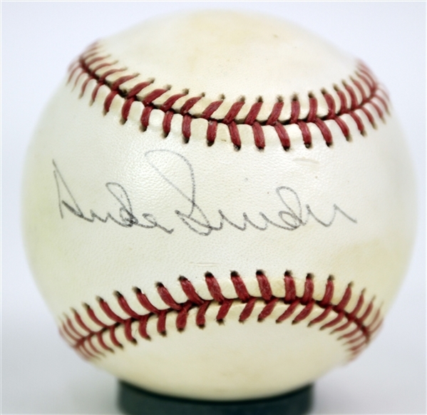 DUKE SNIDER SIGNED ONL BASEBALL