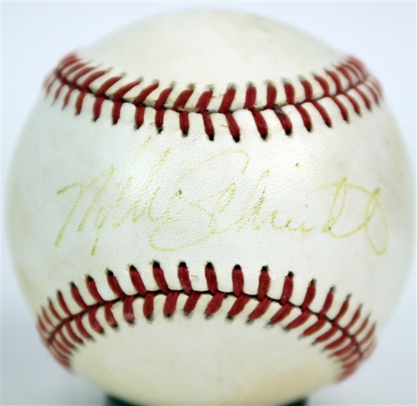 MIKE SCHMIDT SIGNED OAL BASEBALL