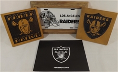 VARIOUS L.A. OAKLAND RAIDERS ITEMS