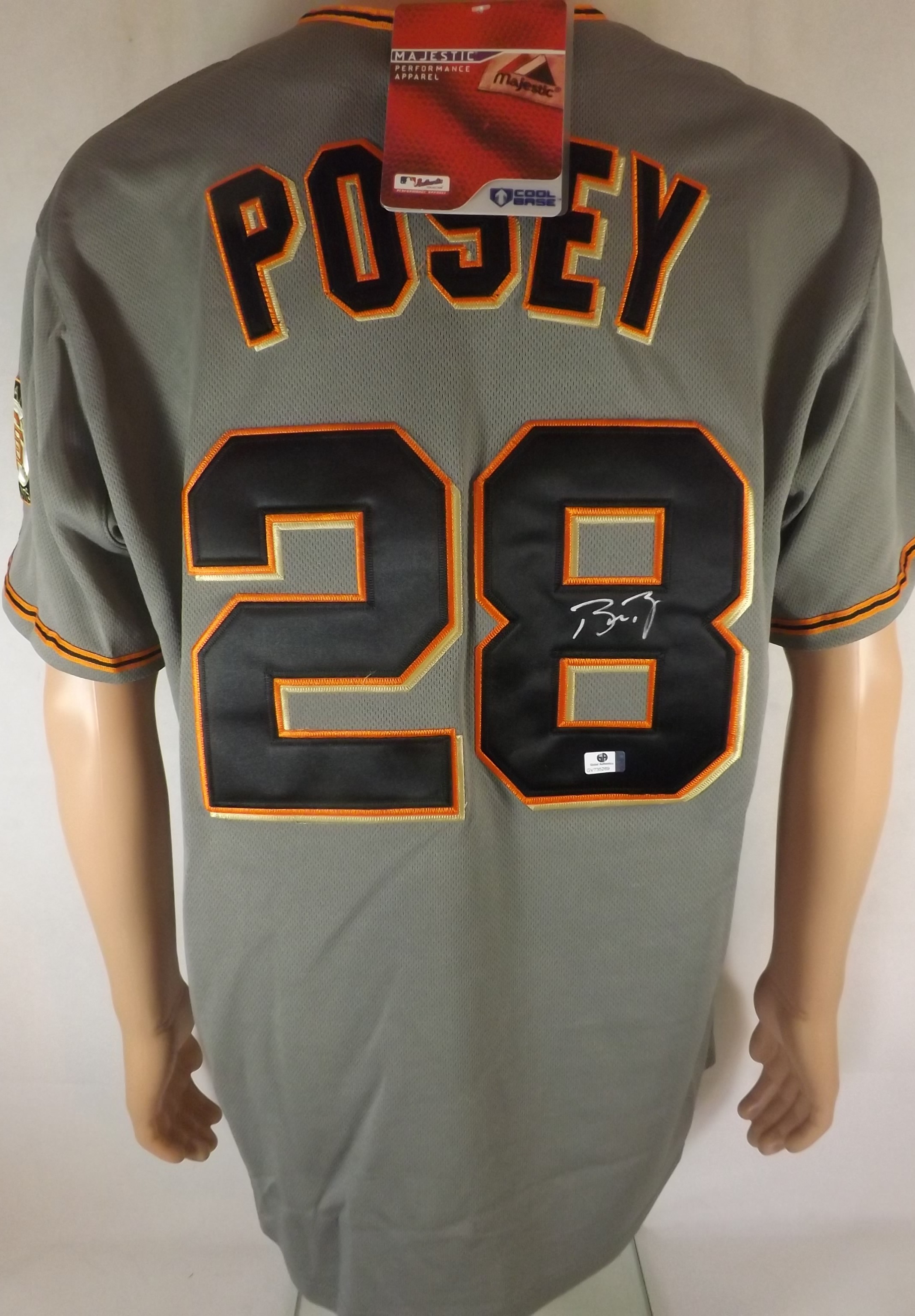 Lot Detail - BUSTER POSEY SIGNED SAN FRANCISCO GIANTS MAJESTIC