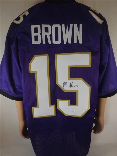 MARQUISE BROWN SIGNED RAVENS JERSEY JSA